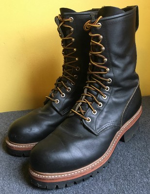 9 inch logger boots